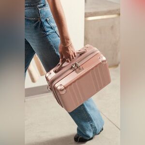 CALPAK Ambeur Vanity Case in Rose Gold